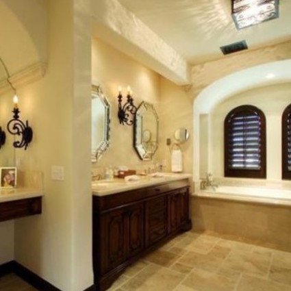 Sylvester Stallone-bathroom shutters