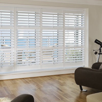 White Shutters Simply Stunning White Interior Plantation