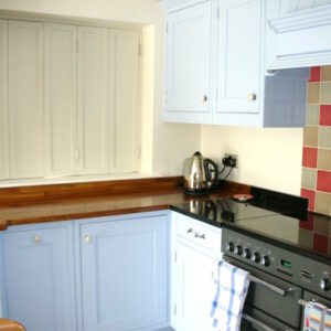 Solid wood kitchen shutters