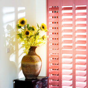 Pink shutters