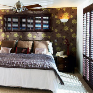 Bedroom shutters