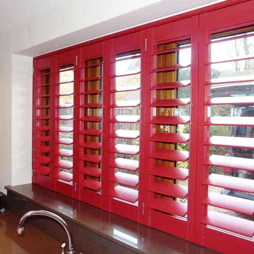 coloured shutters