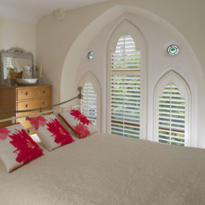 hotel arch shape shutters