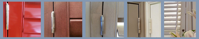 shutter hinges and fixings